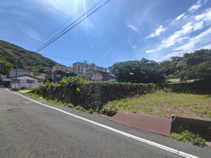 北九州市門司区北川町、土地の前面道路を含む現地写真画像です