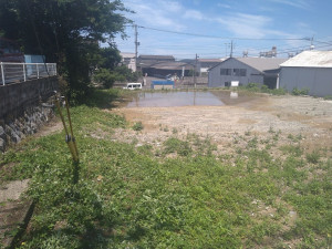 北九州市門司区北川町、土地の前面道路を含む現地写真画像です