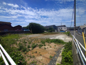 北九州市門司区北川町、土地の前面道路を含む現地写真画像です