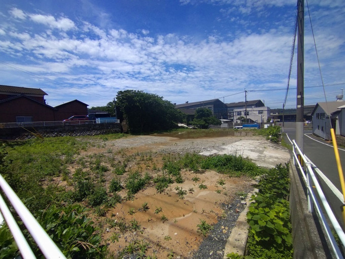 北九州市門司区北川町、土地の前面道路を含む現地写真画像です