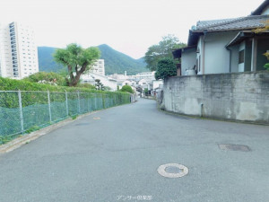 北九州市門司区光町、土地の前面道路を含む現地写真画像です