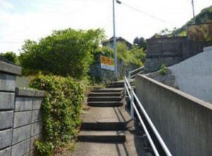 北九州市門司区丸山、土地の前面道路を含む現地写真画像です