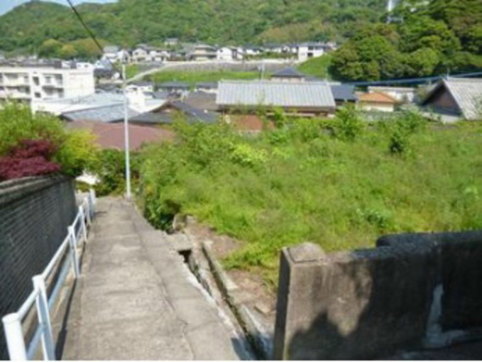 北九州市門司区丸山、土地の前面道路を含む現地写真画像です