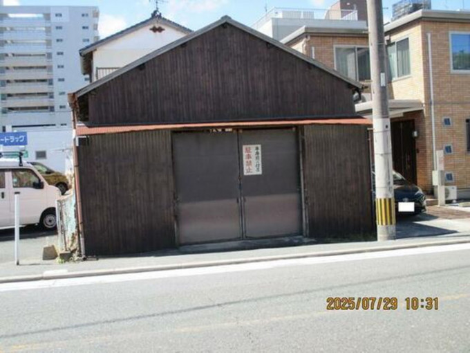 北九州市門司区東門司、土地の前面道路を含む現地写真画像です