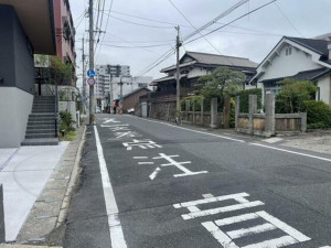 北九州市門司区下二十町、土地の前面道路を含む現地写真画像です