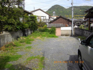 北九州市門司区丸山、土地の前面道路を含む現地写真画像です