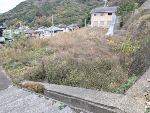 北九州市門司区緑ケ丘、土地の前面道路を含む現地写真画像です