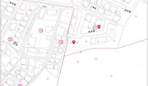 北九州市門司区緑ケ丘、土地の地図画像です