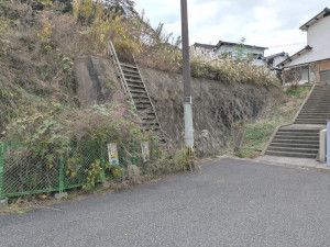 北九州市門司区緑ケ丘、土地の前面道路を含む現地写真画像です