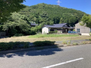 北九州市門司区大字大積、土地の前面道路を含む現地写真画像です