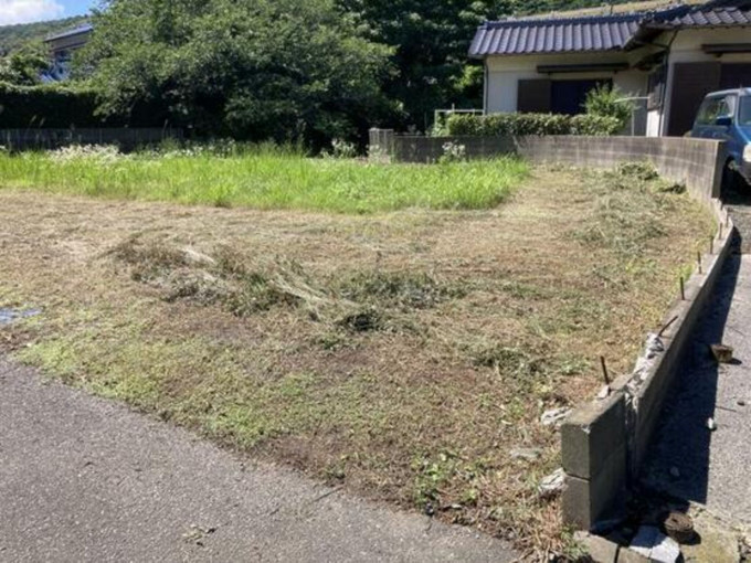 北九州市門司区大字大積、土地の前面道路を含む現地写真画像です