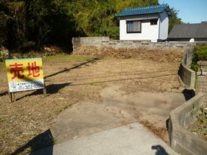 北九州市門司区鳴竹、土地の前面道路を含む現地写真画像です