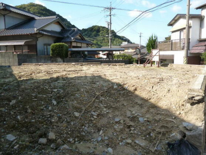 北九州市門司区田野浦、土地の前面道路を含む現地写真画像です