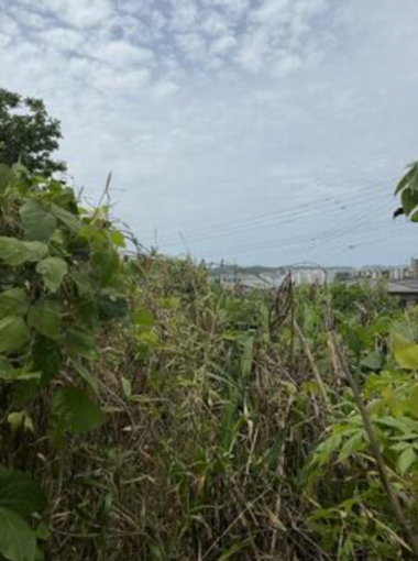 北九州市門司区寺内、土地の前面道路を含む現地写真画像です