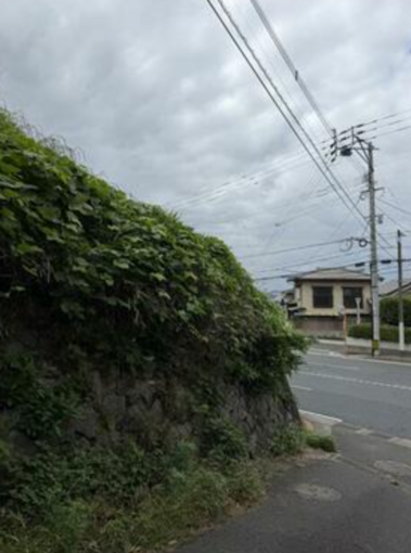 北九州市門司区寺内、土地の前面道路を含む現地写真画像です