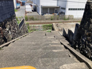 北九州市門司区葛葉、土地の前面道路を含む現地写真画像です