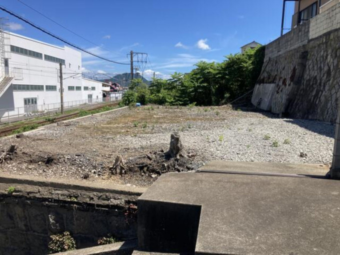 北九州市門司区葛葉、土地の前面道路を含む現地写真画像です