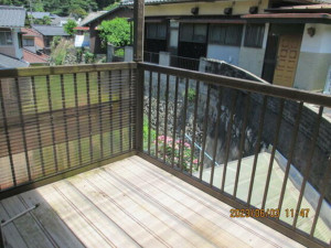 北九州市門司区上本町、土地のバルコニー画像です