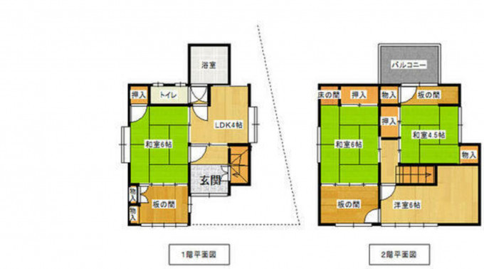 北九州市門司区上本町、土地の間取り画像です