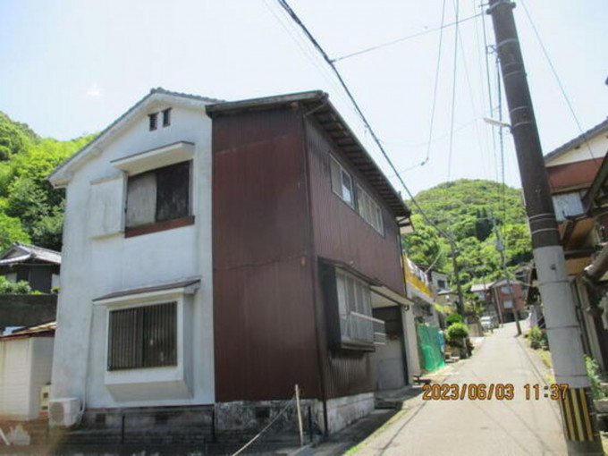北九州市門司区上本町、土地の前面道路を含む現地写真画像です