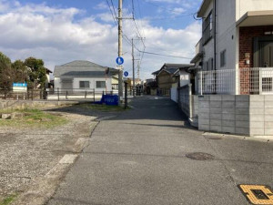 北九州市門司区吉志、土地の前面道路を含む現地写真画像です