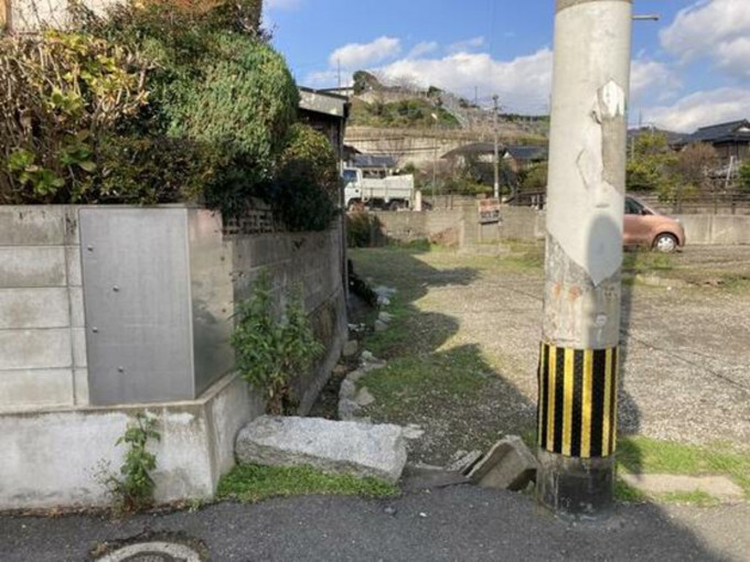 北九州市門司区吉志、土地の前面道路を含む現地写真画像です