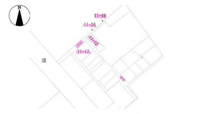北九州市門司区浜町、土地の間取り画像です