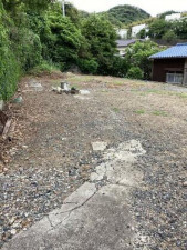 北九州市門司区白野江、土地の前面道路を含む現地写真画像です