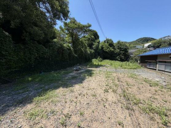 北九州市門司区白野江、土地の前面道路を含む現地写真画像です