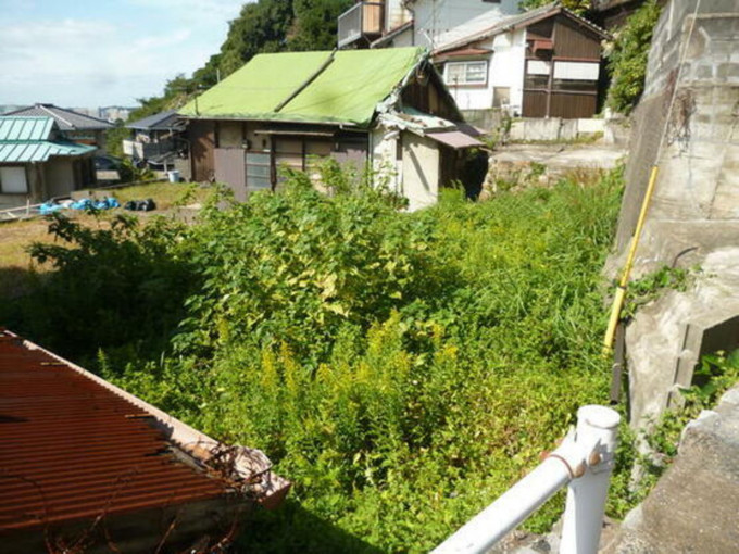 北九州市門司区旧門司、土地の前面道路を含む現地写真画像です