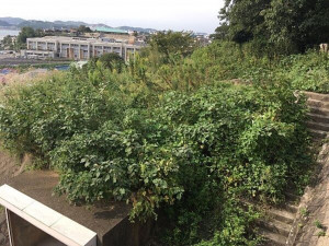 北九州市門司区大里東、土地の前面道路を含む現地写真画像です