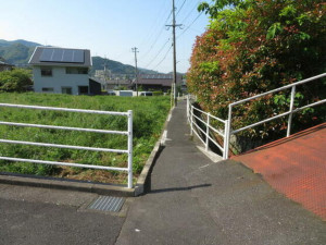 北九州市門司区恒見町、土地の前面道路を含む現地写真画像です