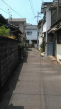 北九州市門司区黄金町、土地の前面道路を含む現地写真画像です