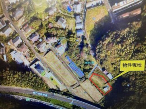 北九州市門司区鳴竹、土地の間取り画像です