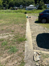 北九州市門司区大字今津、土地の前面道路を含む現地写真画像です