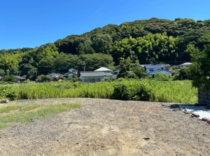北九州市門司区大字今津、土地の前面道路を含む現地写真画像です