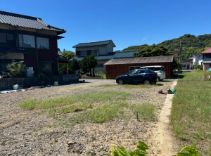 北九州市門司区大字今津、土地の前面道路を含む現地写真画像です