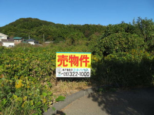 北九州市門司区白野江、土地の前面道路を含む現地写真画像です