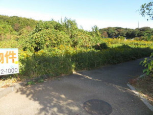 北九州市門司区白野江、土地の前面道路を含む現地写真画像です