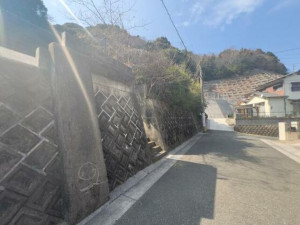 北九州市門司区大字畑、土地の前面道路を含む現地写真画像です