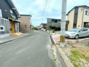 北九州市門司区吉志、土地の前面道路を含む現地写真画像です