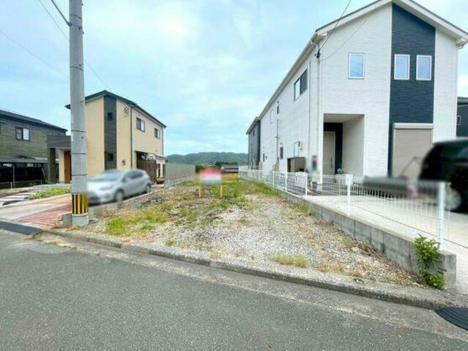 北九州市門司区吉志、土地の前面道路を含む現地写真画像です