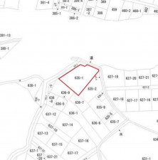 北九州市門司区田野浦、土地の地図画像です