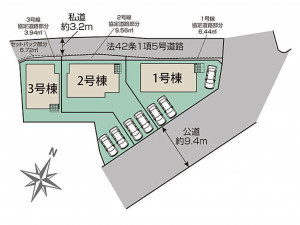 北九州市門司区吉志、新築一戸建ての地図画像です
