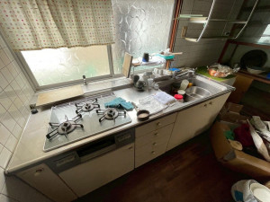北九州市門司区城山町、中古一戸建てのキッチン画像です