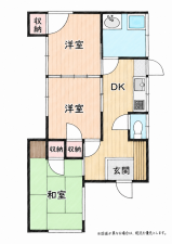 北九州市門司区大里桜ケ丘、中古一戸建ての間取り画像です