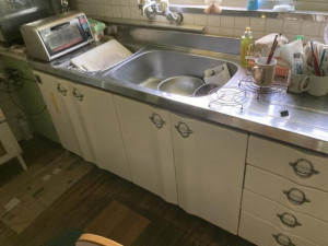 北九州市門司区鳴竹、中古一戸建てのキッチン画像です