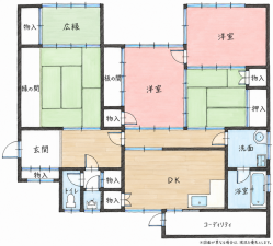 北九州市門司区谷町、中古一戸建ての間取り画像です