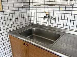 北九州市門司区藤松、中古マンションのキッチン画像です