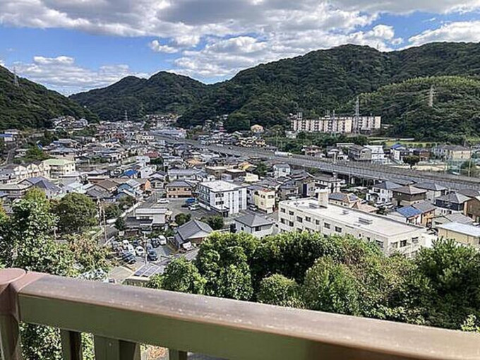 北九州市門司区寺内、中古マンションのバルコニー画像です